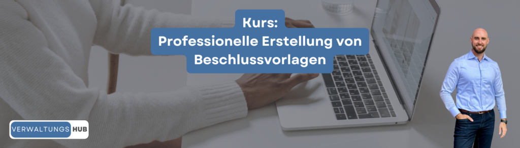 Thumbnail Kurs Beschlussvorlagen